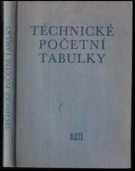 Technické početní tabulky