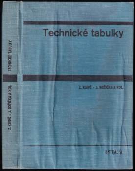 Josef Kochman: Technické tabulky