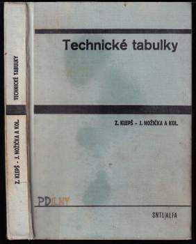 Josef Kochman: Technické tabulky