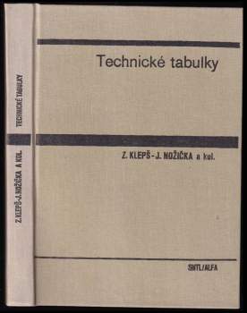Josef Kochman: Technické tabulky