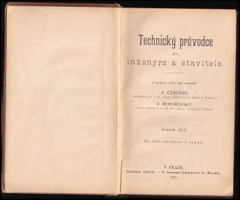 Václav Karel Řehořovský: Technický průvodce pro inženýra a stavitele