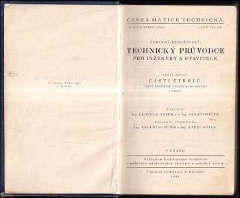 Leopold Grimm: Technický průvodce pro inženýry a stavitele