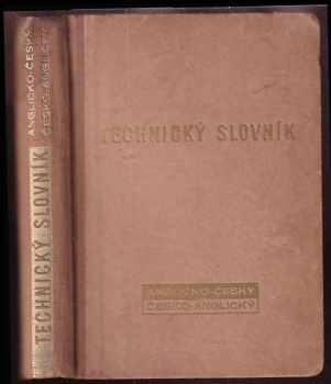 Technický slovník anglicko-český a česko-anglický