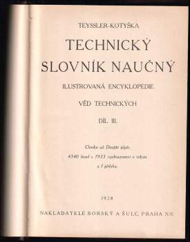 Vladimír Teyssler: Technický slovník naučný - Clonka - Dvojité plyše