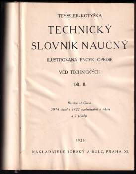 Vladimír Teyssler: Technický slovník naučný - Barviva - Clona