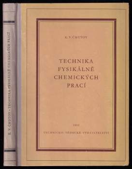 Technika fysikálně chemických prací