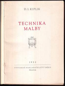 Dmitrij Iosifovič Kiplik: Technika malby