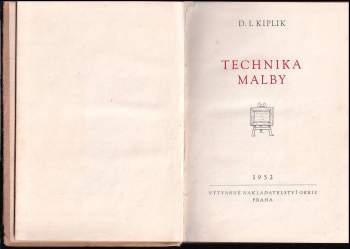 Dmitrij Iosifovič Kiplik: Technika malby