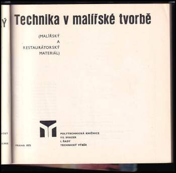 Bohuslav Slánský: Technika v malířské tvorbě