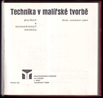 Bohuslav Slánský: Technika v malířské tvorbě