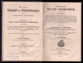 Emil Winckler: Technisch-chemisches Recept-Taschenbuch
