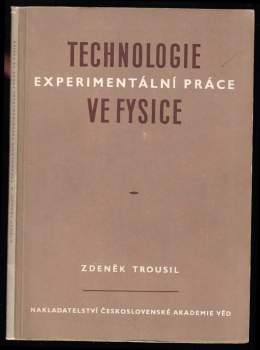 Technologie experimentální práce ve fysice