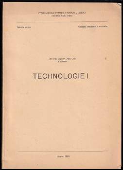 Technologie I