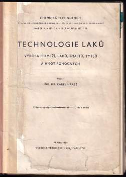 Karel Hrabě: Technologie laků