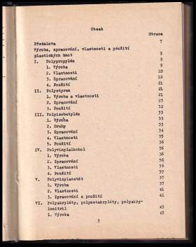 Vladimír Spurník: Technologie plastických hmot