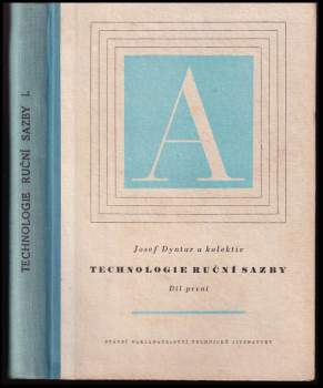 Josef Dyntar: Technologie ruční sazby