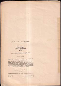 Jiří Švagr: Technologie ručního zpracování kovů