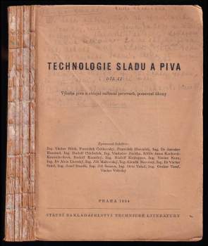 Václav Bílek: Technologie sladu a piva