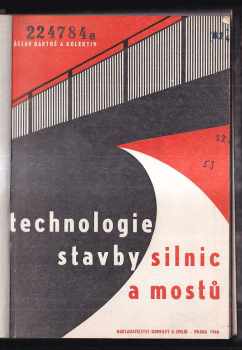 Vladimír Janoušek: Technologie stavby silnic a mostů