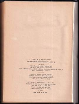 A. P Sokolovskij: Technologie strojírenství
