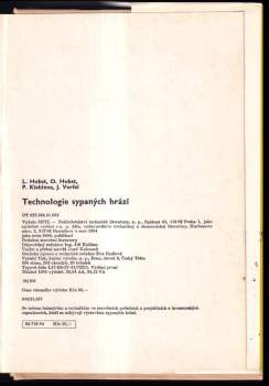 Leonard Hobst: Technologie sypaných hrází