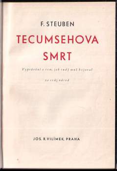 Fritz Steuben: Tecumsehova smrt