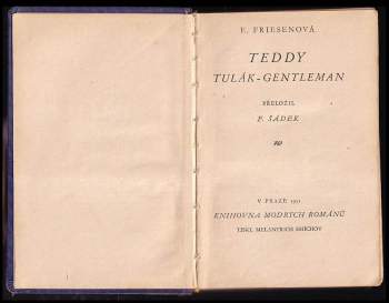 E Friesen: Teddy, tulák - gentleman