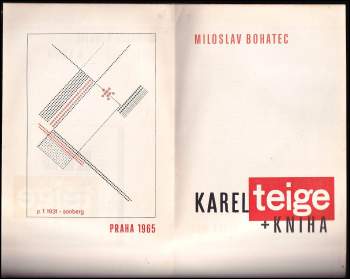 Miloslav Bohatec: Teige a kniha
