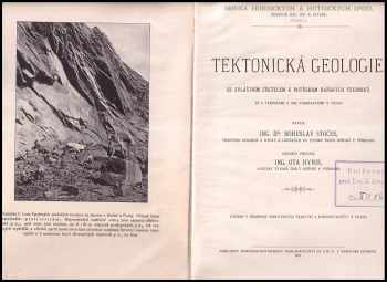 Bohuslav Stočes: Tektonická geologie