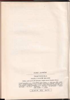 Karel Janeček: Tektonika