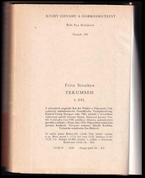 Fritz Steuben: Tekumseh