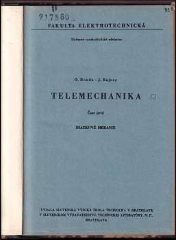 Július Bajcsy: Telemechanika