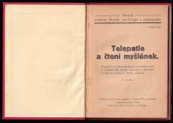 Telepatie a čtení myšlenek
