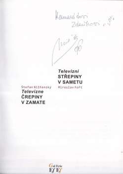 Miroslav Fořt: Televizní střepiny v sametu