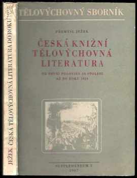 Česká knižní tělovýchovná literatura