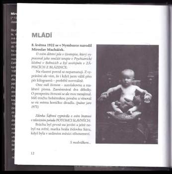 Miroslav Macháček: Téma Macháček