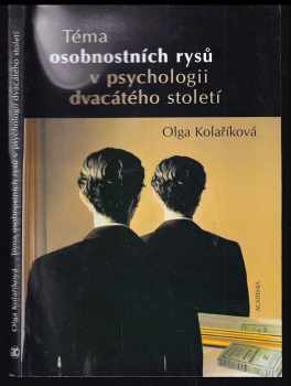 Téma osobnostních rysů v psychologii dvacátého století