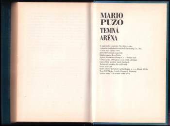 Mario Puzo: Temná aréna