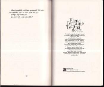Elena Ferrante: Temná dcera