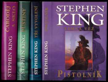 Stephen King: Temná věž 1 - 4 - Pistolník + Tři vyvolení + Pustiny + Čaroděj a sklo