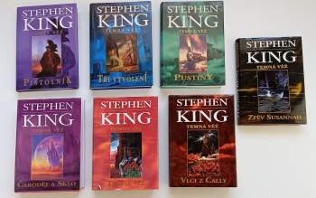 Stephen King: Temná věž 1 - 7 - KOMPLETNÍ SÉRIE - Pistolník + Tři vyvolení + Pustiny + Čaroděj a sklo + Vlci z Cally + Zpěv Susannah + Temná věž