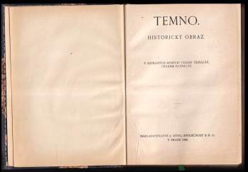 Alois Jirásek: Temno