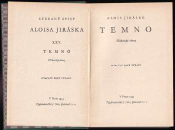 Alois Jirásek: Temno
