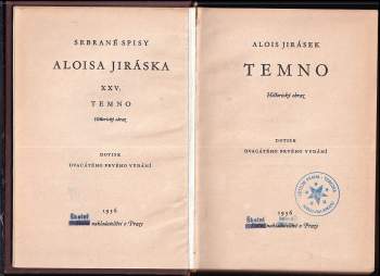 Alois Jirásek: Temno
