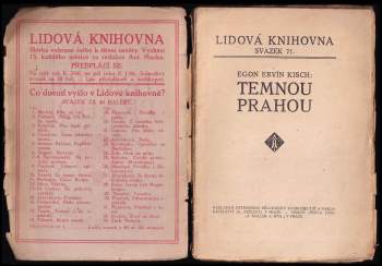 Egon Erwin Kisch: Temnou Prahou
