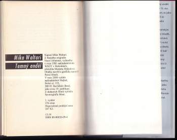 Mika Waltari: Temný anděl