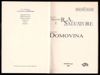R. A Salvatore: Temný elf