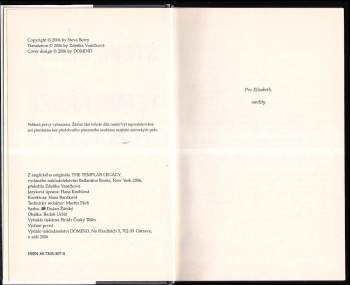 Steve Berry: Templářské dědictví