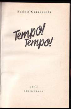 Rudolf Caracciola: Tempo! Tempo!