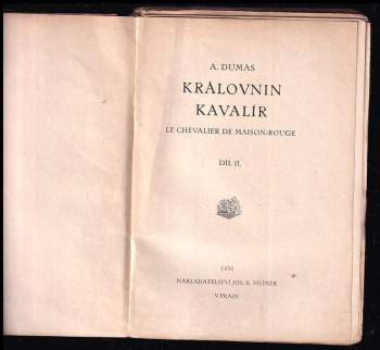 Alexandre Dumas: Královnin kavalír